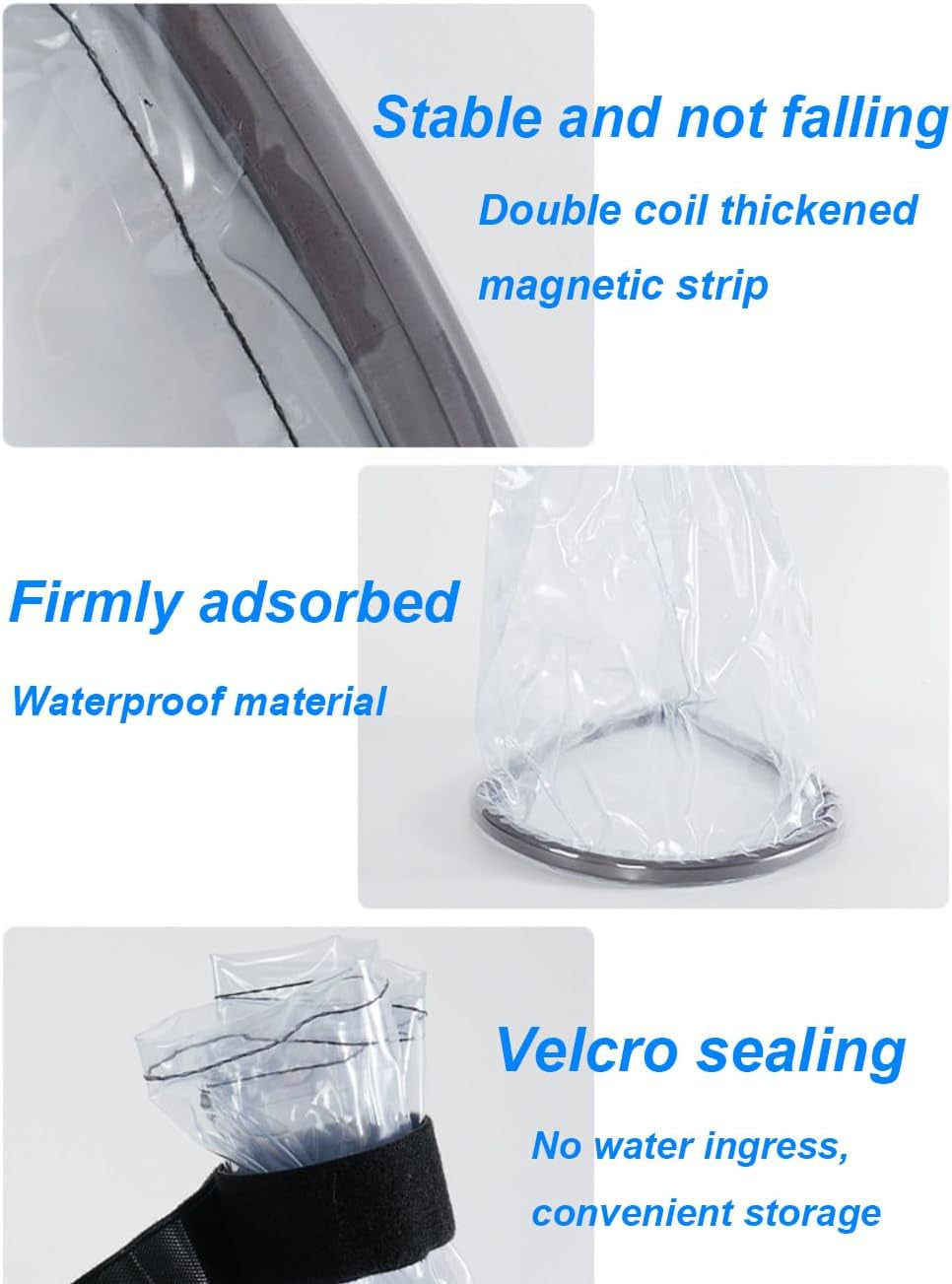 Regenschutzabdeckung Für Elektrofahrzeug-Ladestation, Magnetische Regenabdeckung Für Ladeanschluss, Sonnenschutz, Wasserdicht, Schneefest, Schützt Fahrzeug Und Kabel Sicher. (Transparent)