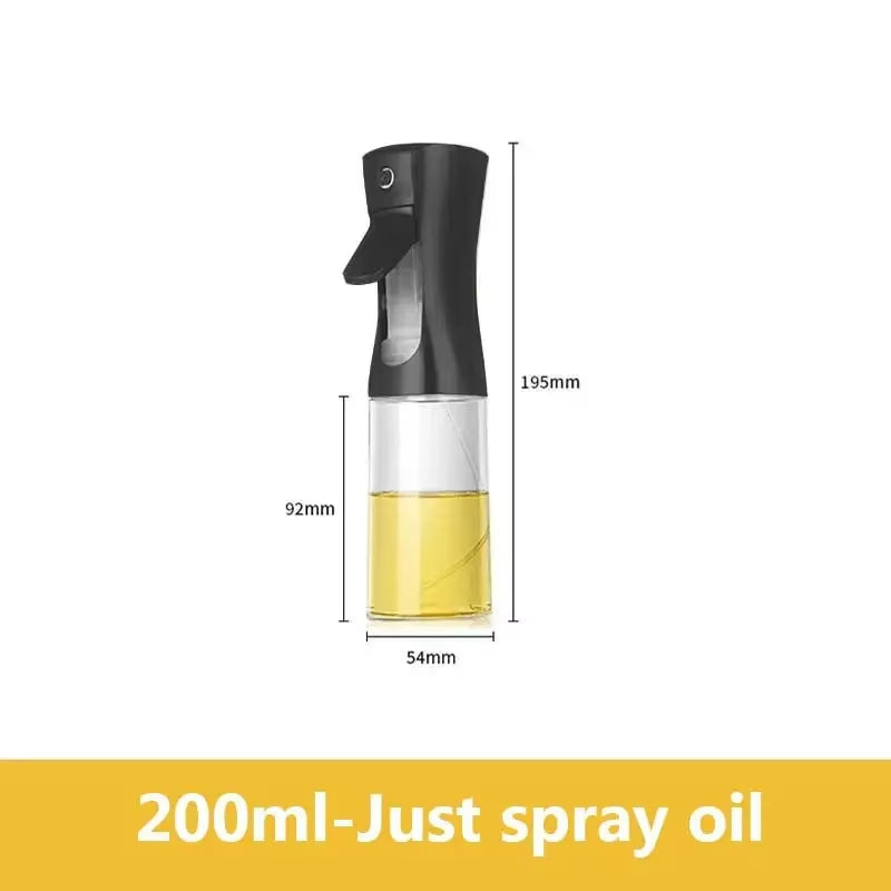 Press Type Glass Oil Spray Oil Bottle Spray Oil Dispenser Oil Jar BBQ Kitchen Baking Roasting Picnic Kitchen Toolglass Oil Spray